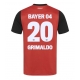 Bayer Leverkusen Alejandro Grimaldo #20 Replike Domaci Dres 2024-25 Kratak Rukav